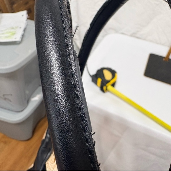 Women's Croc-Embossed Shoulder Bag - Black, Tan, Brown - Picture 14 of 15